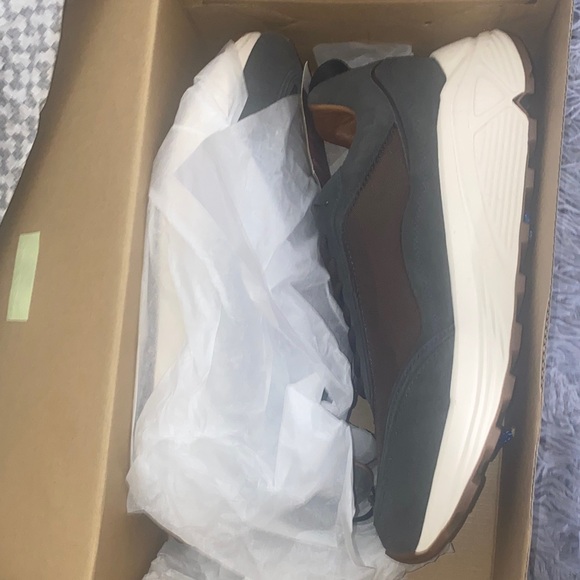 Other - Men's Navy and Brown Sneakers